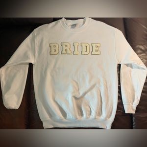 Bride Block Letter Crewneck Sweater